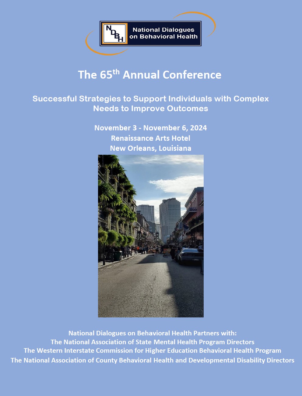 2024 Conference - National Dialogues on Behavioral Health